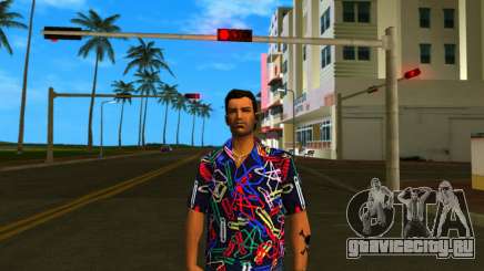 Томми в винтажной рубашке v4 для GTA Vice City