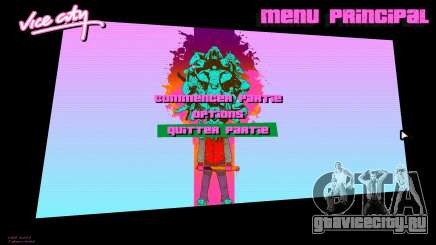 Hotline Miami Menu HD v16 для GTA Vice City