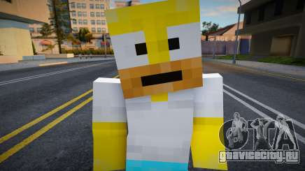 Steve Body Skin v129 для GTA San Andreas