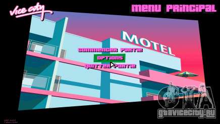 Новое меню (фон) для GTA Vice City