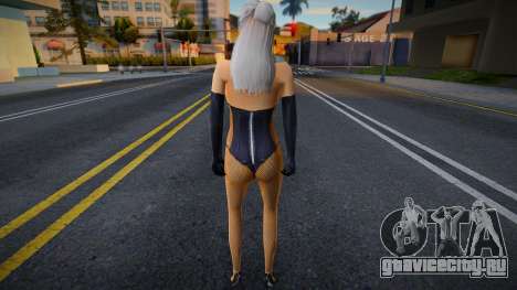Сексуальная блондинка в черном для GTA San Andreas