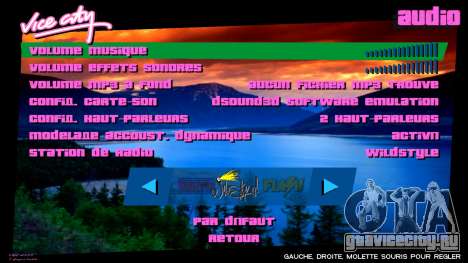 VC country side menu для GTA Vice City
