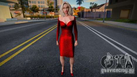 Девушка в вечернем платье для GTA San Andreas
