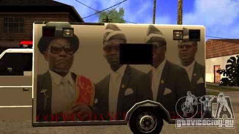 Coffin Dance Ambulance для GTA San Andreas