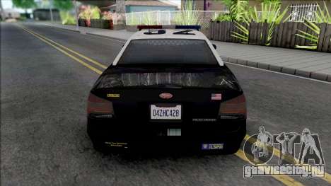 Vapid Stanier Police Cruiser (SA Style) для GTA San Andreas