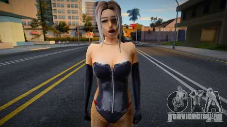 Сексуальная блондинка в черном для GTA San Andreas