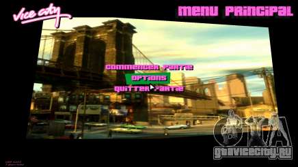 GTA IV Menu - Backgrounds 1 для GTA Vice City