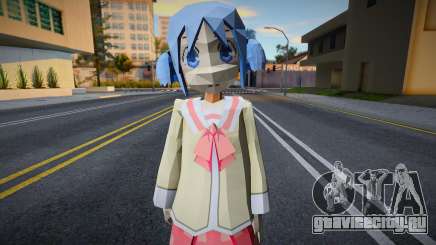 Mio Naganohara from Nichijou (Low-poly version) для GTA San Andreas