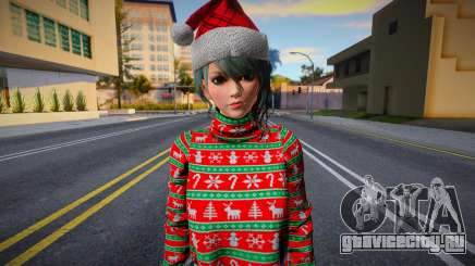 DOAXFC Tamaki - FC Crop Sweater Xmas v1 для GTA San Andreas