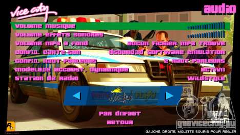 GTA 4 Artwork menu для GTA Vice City