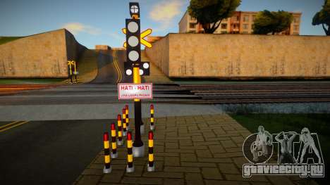 Indonesian Wantech Railroad Crossing v16 для GTA San Andreas