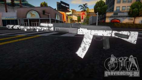 Ahegao AK-47 для GTA San Andreas