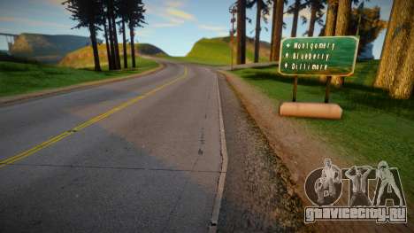 Country Roads Mod для GTA San Andreas