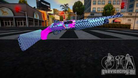 Gun Neon Racer - Chromegun для GTA San Andreas