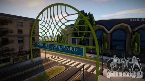 Whittier Boulevard Arch mod для GTA San Andreas