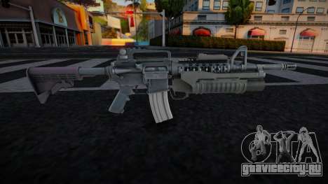 M4AA1 with M203 для GTA San Andreas