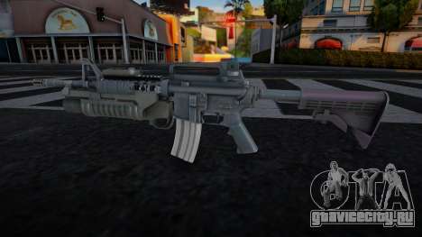 M4AA1 with M203 для GTA San Andreas