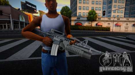 M4AA1 with M203 для GTA San Andreas