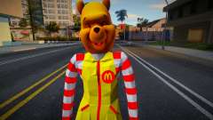 Winnie McDonald Headswap Mod для GTA San Andreas