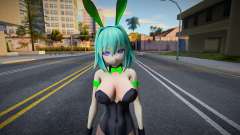 Green Heart Bunny Outfit для GTA San Andreas