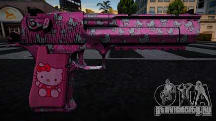 HELLO KITTY DEAGLE для GTA San Andreas