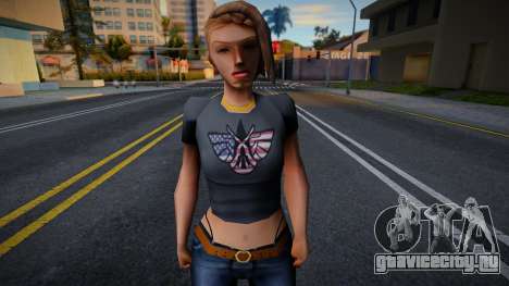 SA Style Girl 1 для GTA San Andreas