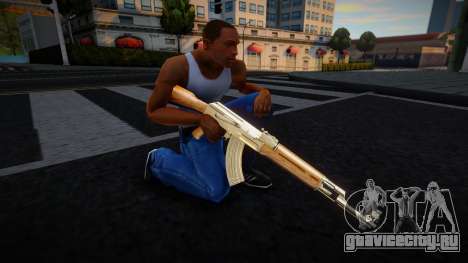 Gold AK47 Weapon для GTA San Andreas