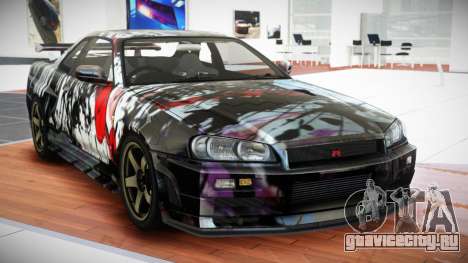 Nissan Skyline R34 GT-R XS S2 для GTA 4
