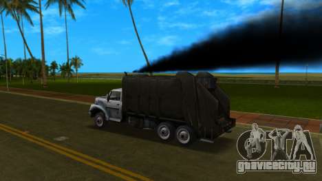 Improved exhaust for Trashmaster для GTA Vice City