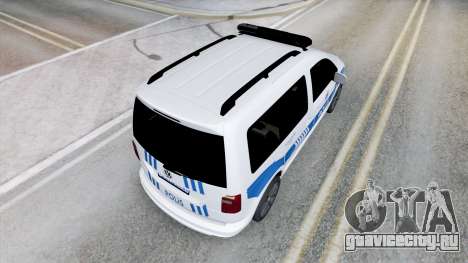 Volkswagen Caddy Polis (Type 2K) 2016 для GTA San Andreas