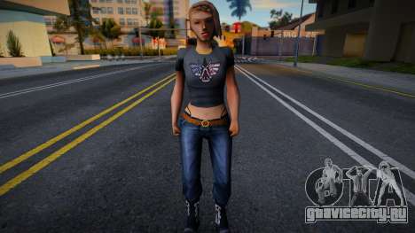 SA Style Girl 1 для GTA San Andreas