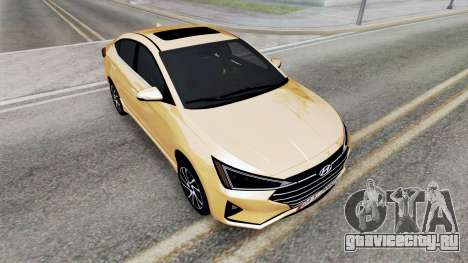 Hyundai Elantra Limited Taxi Baghdad (AD) 2020 для GTA San Andreas