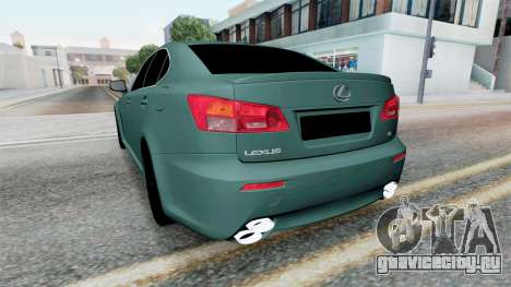 Lexus IS F (XE20) 2008 для GTA San Andreas