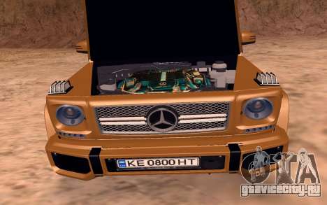 Mercedes-Benz G63 AMG V12 Biturbo для GTA San Andreas