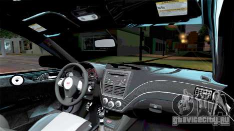 Subaru Impreza WRX STI (GRB) для GTA San Andreas