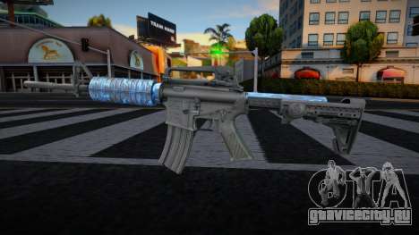 Blue Gun M4 для GTA San Andreas
