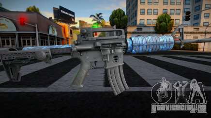 Blue Gun M4 для GTA San Andreas