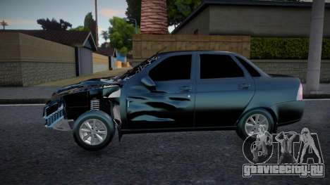 Lada Priora Битая 1 для GTA San Andreas