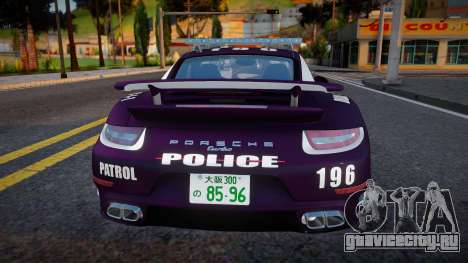 2014 Porsche 911 Turbo Police для GTA San Andreas