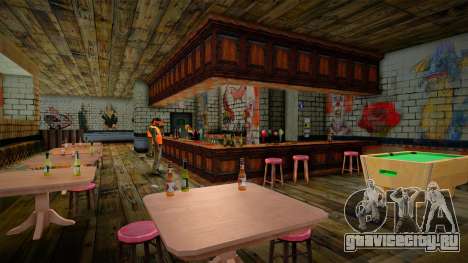 CJ Bar Interior Retextured HD для GTA San Andreas