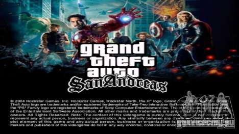 Avengers Loadscreens для GTA San Andreas