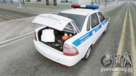 Lada Priora Полиция (2170) 2013 для GTA San Andreas