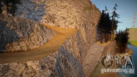 Retextured HD Mount Chiliad 1.0 для GTA San Andreas