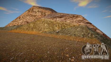 Retextured HD Mount Chiliad 1.0 для GTA San Andreas