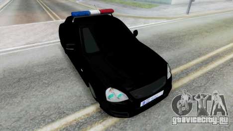 Lada Priora Sedan (2170) Police для GTA San Andreas