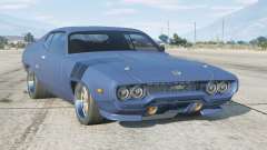 Plymouth Road Runner GTX Silver Lake Blue для GTA 5