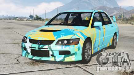 Mitsubishi Lancer Evolution IX Turquoise Blue для GTA 5