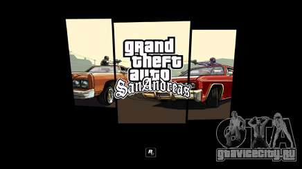 GTA SA HD Startup and Loadscreens для GTA San Andreas