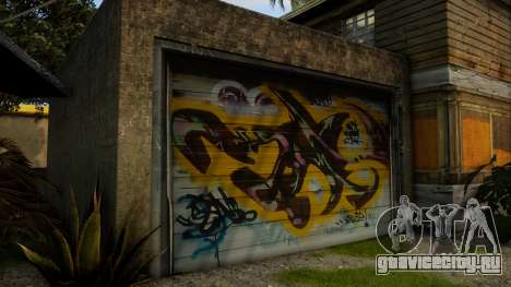 Grove CJ Garage Graffiti v7