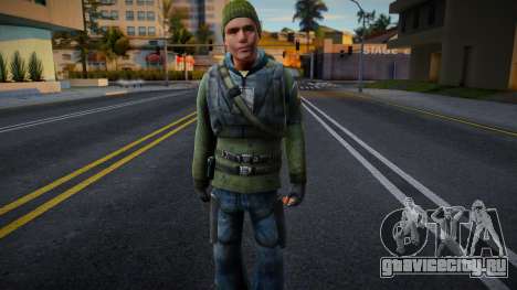 Half-Life 2 Rebels Male v6 для GTA San Andreas